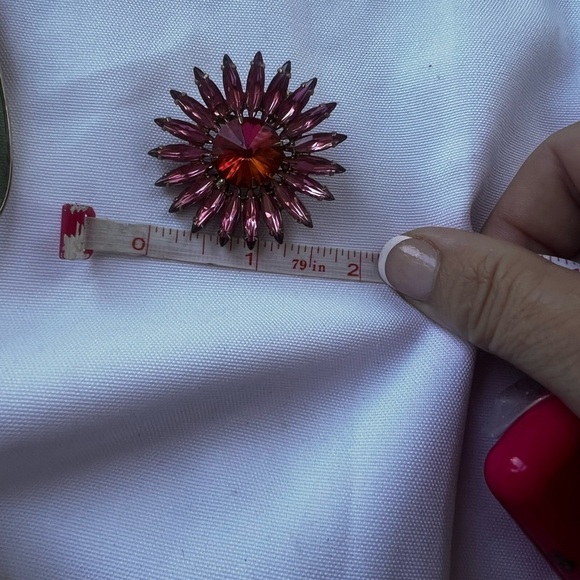 Vintage juliana Aurora Borealis Rhinestone facetted Brooch Pin Brooch - Picture 3 of 5